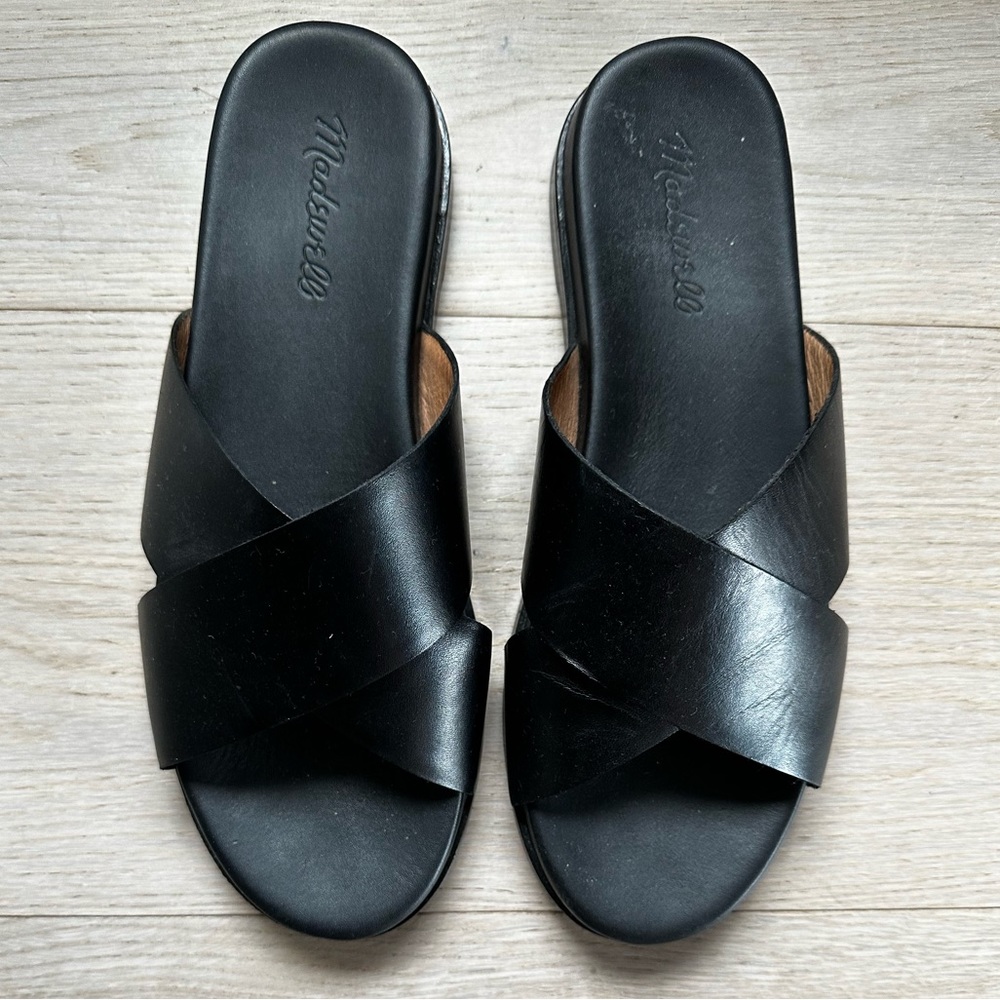 Madewell Louisa Crisscross Slide size 8.5